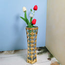 Axyaa Nordic Glass Vase: Light Luxury Hydroponic Utensil for Living Room Flower Arrangement