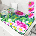 Axyaa Flower Drain Mat: Quick-Dry Absorbent Kitchen & Bathroom Pad