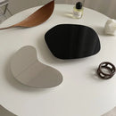 Axyaa Silver Acrylic Mirror Tray: Large Storage & Jewelry Organizer for Home & Kitchen