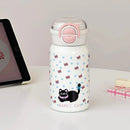 Axyaa Kawaii Cat Bow-tie 500ml Thermos Water Bottle - Stainless Steel Tumbler