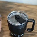 Axyaa Stainless Steel Double Layer Mug with Straw Lid - 480ml