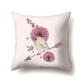 Axyaa Charms Bird Animal Pillowcase for Home Decoration