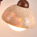 Axyaa Wabi Sabi LED Wall Sconce Yellow Travertine Swing Arm Vintage Room Lights