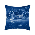 Axyaa Blue Geometry Pillowcase - Decorative Cushion Cover