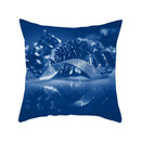 Axyaa Blue Geometry Pillowcase - Decorative Cushion Cover