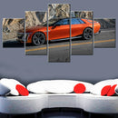 Axyaa Celestiq 2025 Canvas Wall Art Set - 5-Piece Car Poster Painting Home Decor
