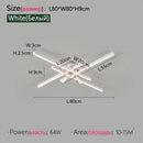 Axyaa Modern LED Long Line Chandelier for Living Room and Bedroom.
