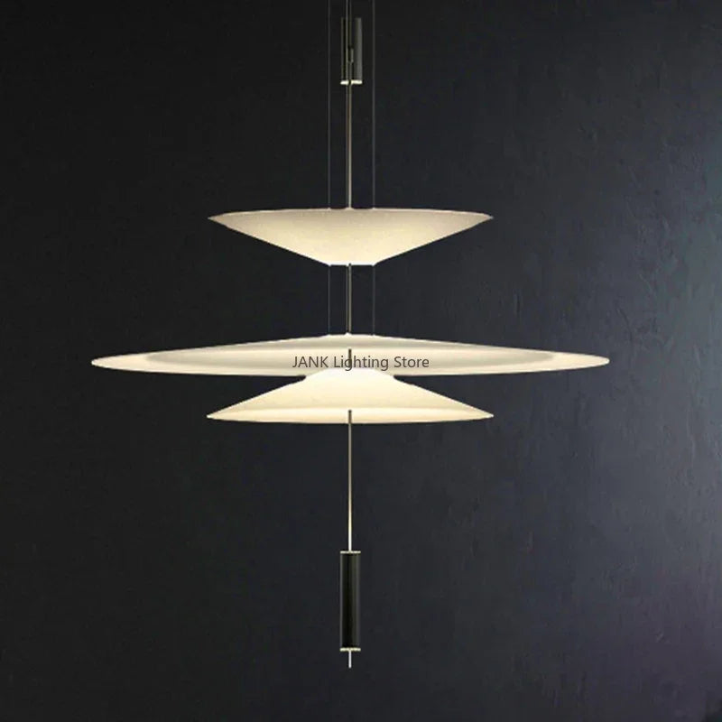 Axyaa Saucer LED Pendant Lamp for Modern Home Decor
