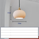 Axyaa Ceramic Nordic LED Pendant Lamp for Home Decor & Indoor Lighting