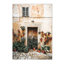 Tuscany Bellagio Town Canvas Painting by Axyaa - Mediterranean Rural Nordic Wall Art