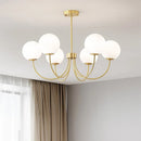 Axyaa Iron and Glass Pendant Lamp - Modern Luxury for Living, Bedroom, Dining Room