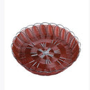 Axyaa Handwoven Plastic Imitation Vine Fruit Platter in 8 Sizes