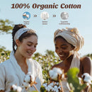 Axyaa 1200 TC Egyptian Cotton Fitted Sheet for Double King Queen Bed