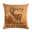 Axyaa Animal Pattern Cotton Linen Cushion Cover 45X45CM for Home Decor