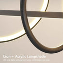 Axyaa Modern Minimalist Dining Room Chandelier | Eye Protection Long Bar Light