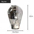 Axyaa Chrome Magnetic LED Table Lamp - Dimmable Vintage Design for Bedside, Study, Art Lighting