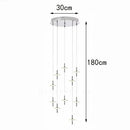 Axyaa LED Chandeliers: Modern Pendant Lights for Living Room and Dining Room