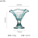 Axyaa Glass Dessert Bowl Set Molecular Cuisine Tableware