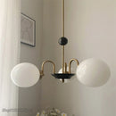 Axyaa Nordic Modern G9 LED Chandelier in Chrome Gold for Foyer Restaurant Bedroom