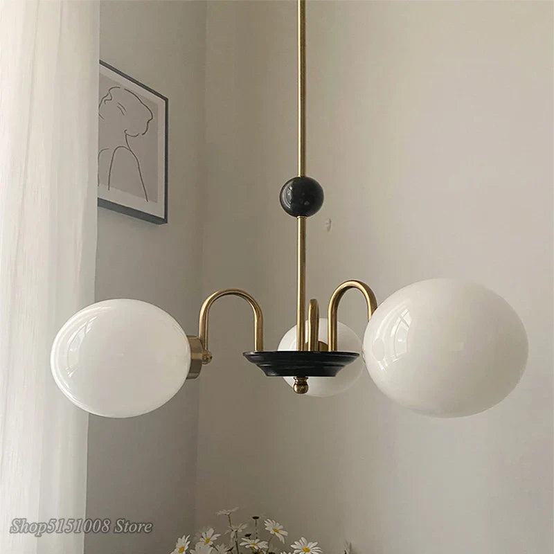 Axyaa Nordic Modern G9 LED Chandelier in Chrome Gold for Foyer Restaurant Bedroom