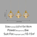 Axyaa Diamond Crystal Chandelier: Elegant Indoor Lighting Fixture for Bedside, Dining, or Hotel Table