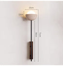 Axyaa Wabi Sabi Flower Wall Lamp - Modern, Warm LED Sconce for Bedroom Home Decor