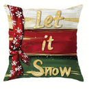 Axyaa Christmas Snowman Tree Pillowcase - Festive Home Decor & Holiday Gift