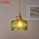 Axyaa Nordic Glass Pendant Lights Modern Hanging Lamp for Dining Room & Bar
