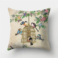 Axyaa Butterfly Cat Animals Design Pillowcase - Nordic Home Decor