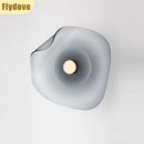 Axyaa Glass UFO Wall Lamp for Elegant Bedroom and Corridor Decor
