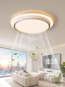 Axyaa Bladeless Fan Light Bedroom Modern Minimalist Ceiling Light