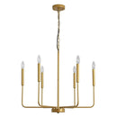 Axyaa Industrial Iron Chandelier Candle Light for Home Decor & Lighting
