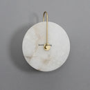 Axyaa Marble Circular Wall Lamp Nordic Minimalist LED Lights