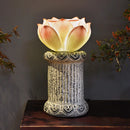 LED Lotus Desk Lamp by Axyaa - Creative Resin Shade for Home, Office, and Hospitality
