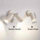 Axyaa Nordic LED Double Wall Lamp GU10 Rotatable Spotlight