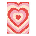 Axyaa Danish Floral Heart Butterfly Canvas Art Poster - Home Decor