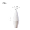 Axyaa Handmade Zen Ceramic Art Vase, Black and White Decoration