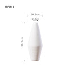 Axyaa Handmade Zen Ceramic Art Vase, Black and White Decoration