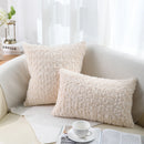 Axyaa Luxury Fluffy Fur Pillow Cover Modern Home Decorative Cushions
