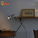 Axyaa Vintage Aluminum Swing Arm Table Lamp LED E14 Retro Desk Light