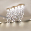 Axyaa Crystal LED Pendant Lamp for Restaurant Bar Counter, Minimalist Design