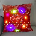 Axyaa Santa Claus LED Light Pillowcase 45X45cm