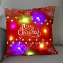 Axyaa Santa Claus LED Light Pillowcase 45X45cm