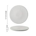 Axyaa Ceramic Dinner Plates Set | Creative Round Tableware for Pasta, Steak, Sushi