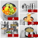 Axya Stainless Steel Seasoning Saleiro with Cover, Trumpet Flavor Cup