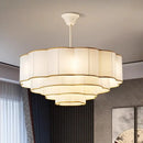 Axyaa Auspicious Cloud Fabric Chandelier Pendant Light for Hotel, Living Room, Restaurant