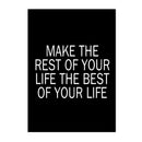 Nordic Motivation Quote Canvas Print Typography Poster for Home Decor by Axyaa