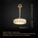 Axyaa Modern Crystal Ceiling Chandelier Dimmable Lighting Fixture