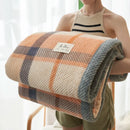 Axyaa Chenille Yarn Knit Blanket: Soft Throw for Couch or Bed