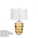 Axyaa Nordic Glaze Table Lamp LED Iiving Room Bedroom Hotel Desk Light